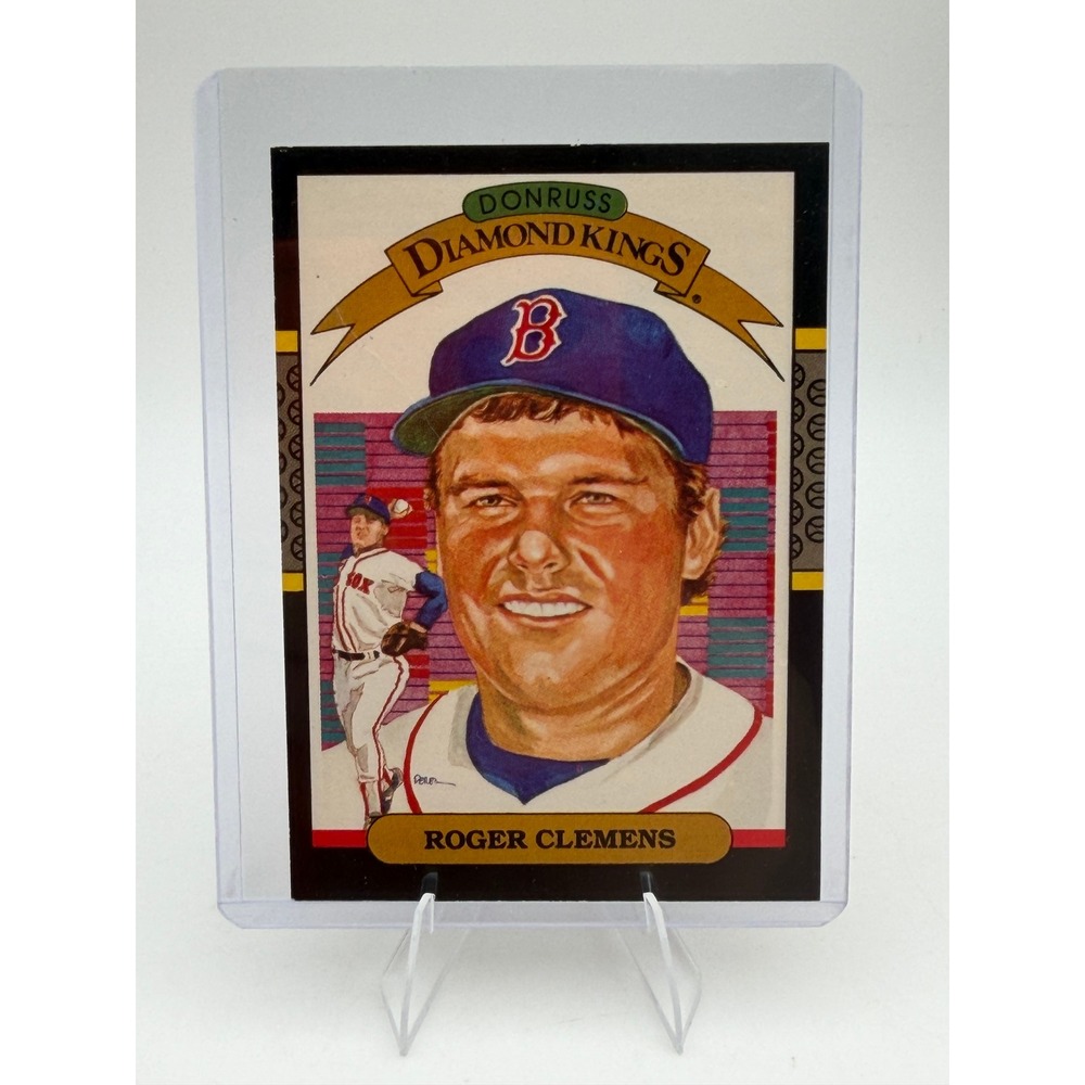 1987 Donruss Diamond Kings Roger Clemens 2 Boston Red Sox Pitcher NM